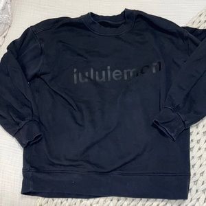 Lululemon black crew neck